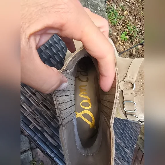 Sam Edelman Women's Bellamie Harness Bootie 7.5 Brown Suede - Picture 7 of 12